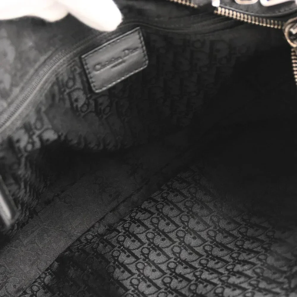 Christian Dior Black Leather Street Chic Shoulder Bag - Picture 9 of 10